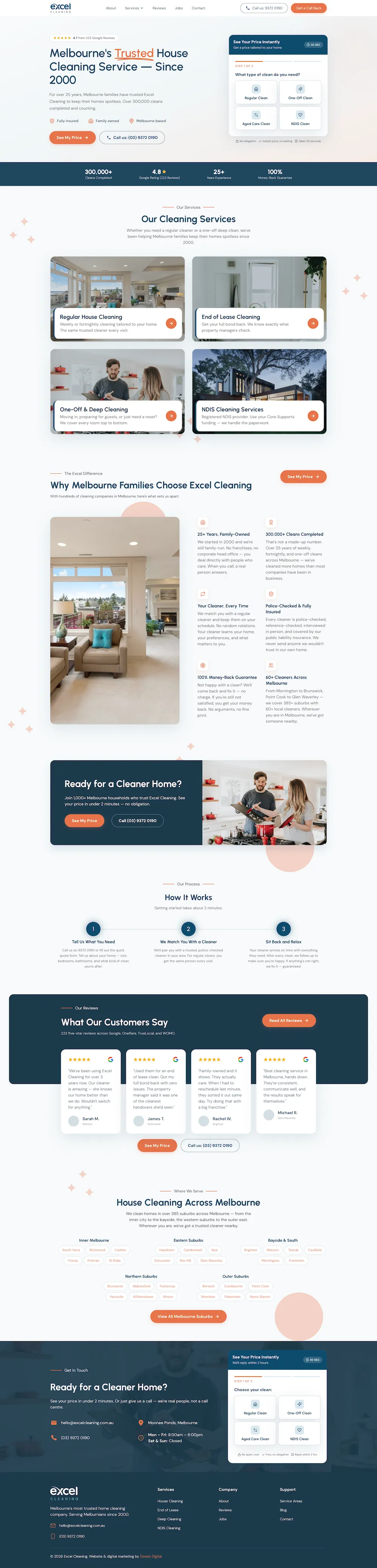 Excel Cleaning website