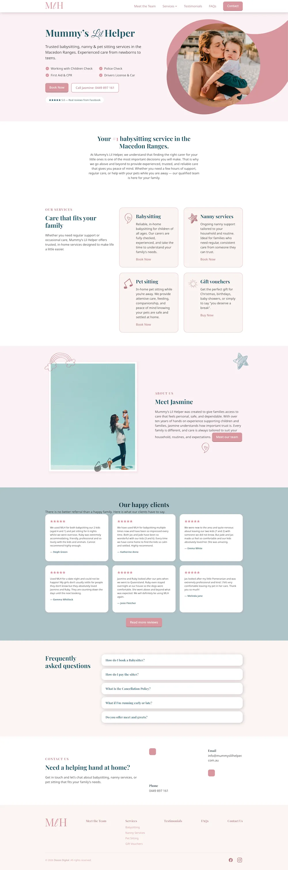 Mummy's Lil Helper website