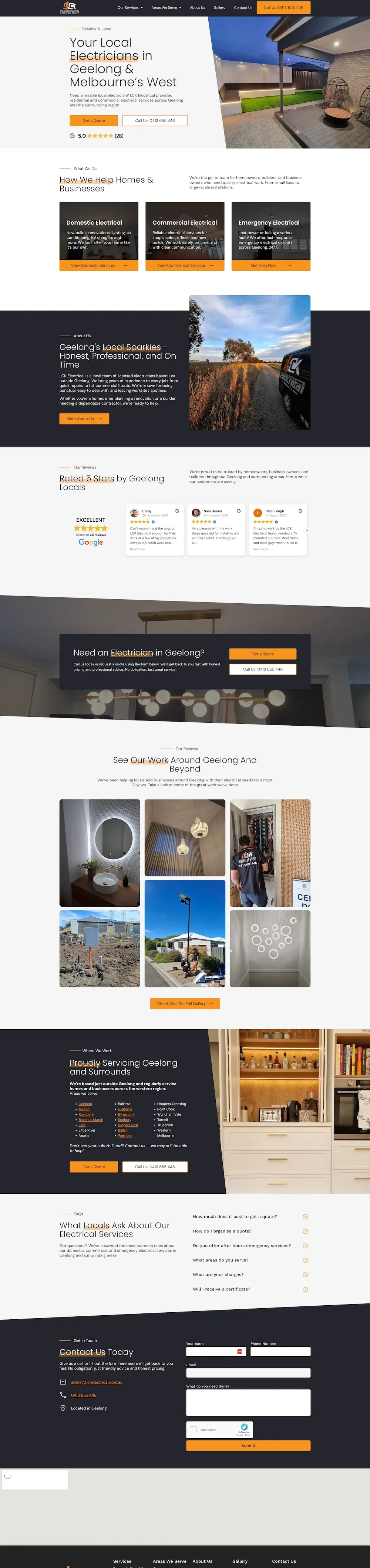 Local SEO and Google Business Profile results for a Bathurst business
