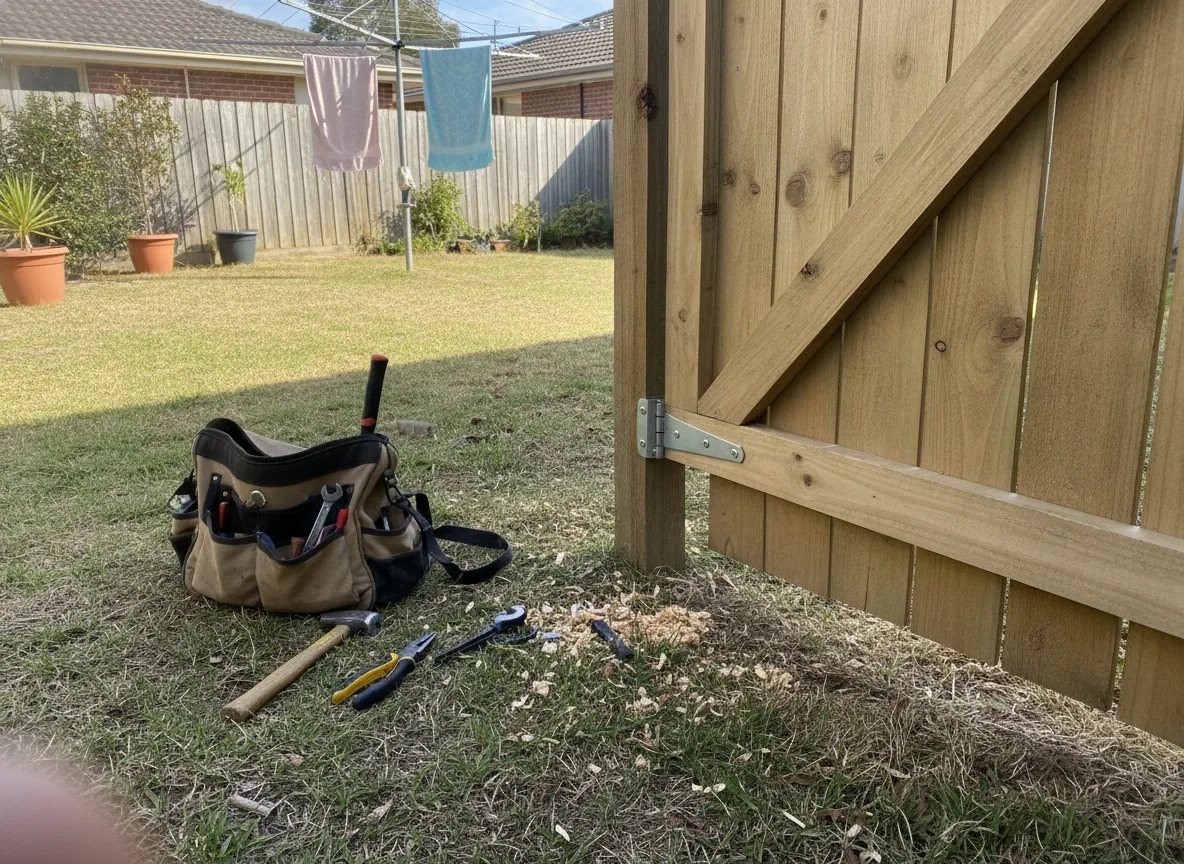Handyman reviewing weekly performance report